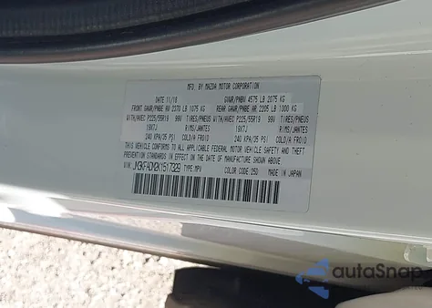 2019 Mazda Cx-5 Grand Touring from USA, damaged, VIN JM3KFADM2K1517329